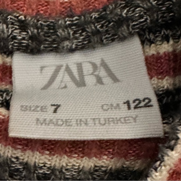 Zara Girl Striped Soft Touch Dress - Picture 6 of 6